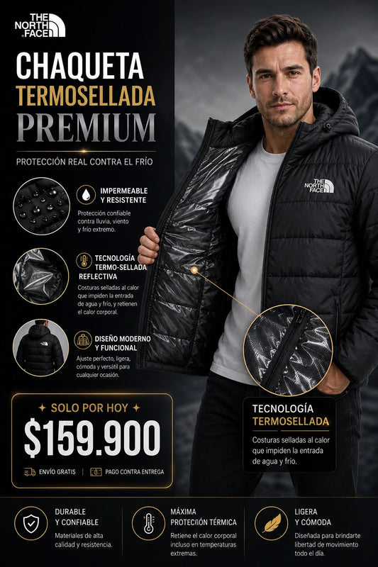 CHAQUETA NORTHFACE PREMIUM TERMOSELLADA
