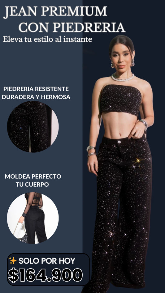 JEAN OVERSIZE OSCURO